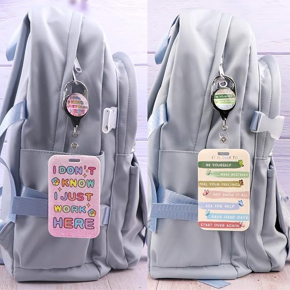 2pcs Retractable Reel with ID Holder