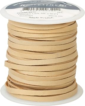 Deerskin Lace, 1/8" x 50, Buckskin