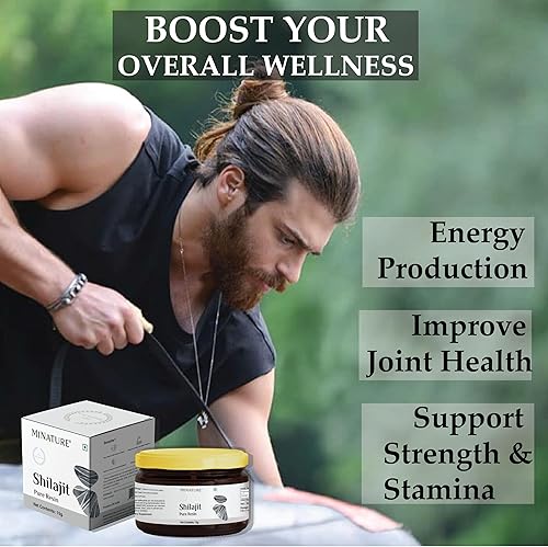 Miniatura 3 de minature Resina Shilajit pura  Paquete de 2 Shilajit de origen natural  0.53 oz (0.51 fl oz)  Contiene cuchara  Más de 80 minerales, aminoácidos