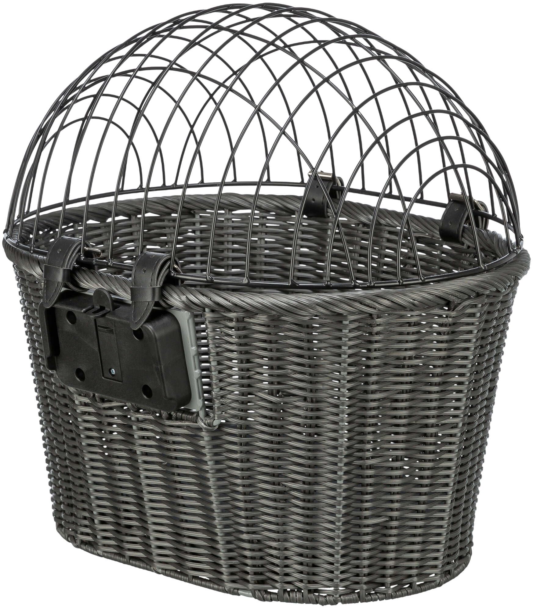 Trixie Cestino anteriore per bicicletta, 44 x 34 x 41 cm, Antracite, 2,04 kg