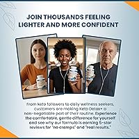 Vista 7 de Keto Detox+ Limpieza diaria de colon Apoya el alivio de la hinchazón, la salud digestiva y la regularidad cómoda con cáscara de psyllium, baya
