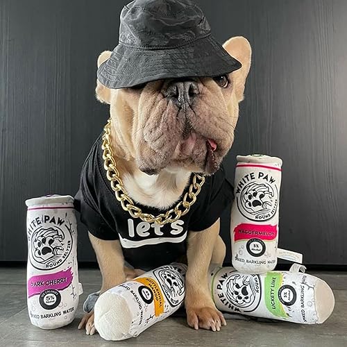 Miniatura 8 de Haute Diggity Dog Topo Chiwawa Ranch Wagger, juguetes de peluche para perros con chirriador interactivo, estimulante enriquecimiento de mascotas,