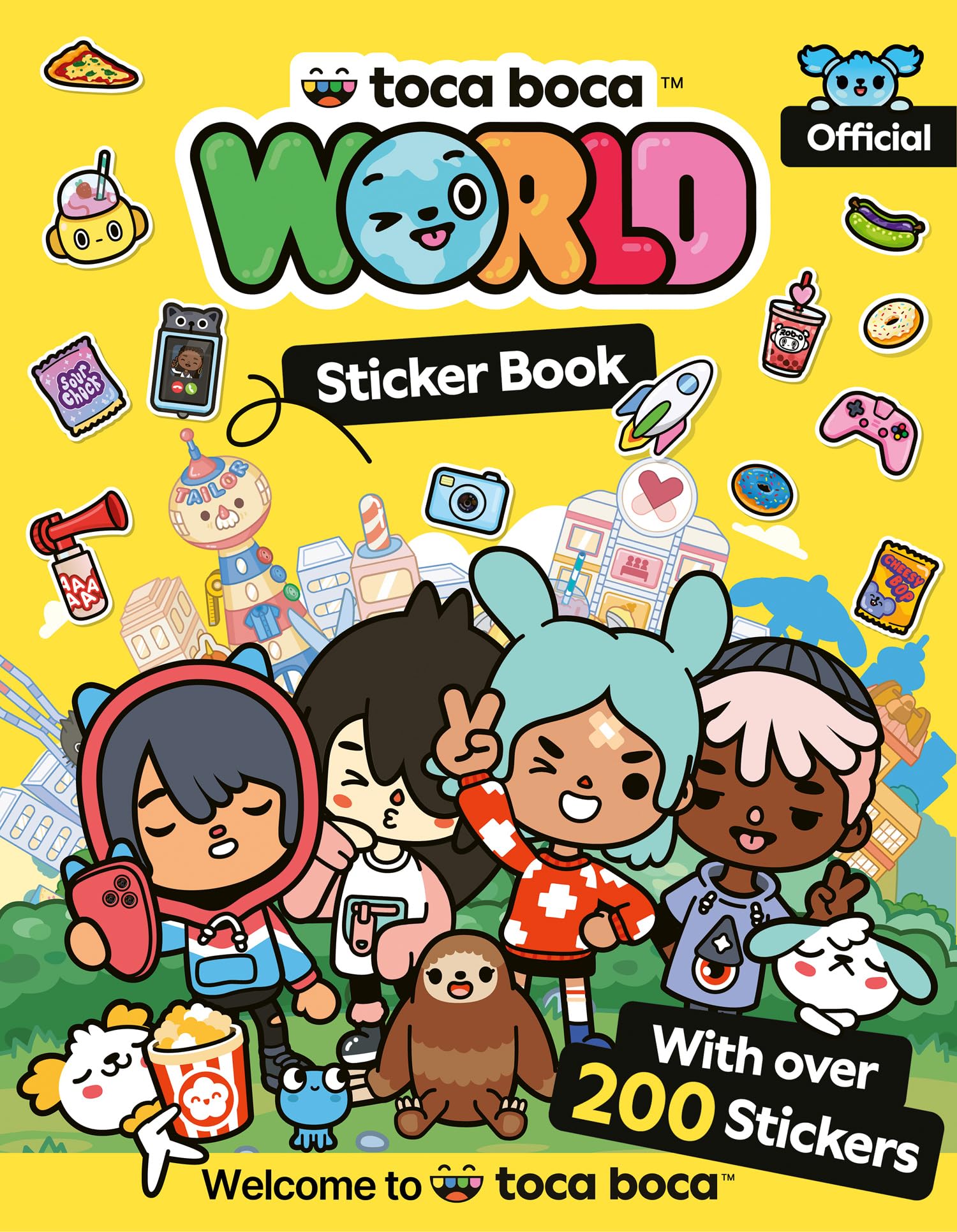 Toca Boca Sticker Book: Welcome To Toca Boca!: an official sticker book for fans of the popular iPad app for kids. Perfect for children aged 6, 7, 8, 9, 10. NEW for 2026!
