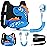 Accmor Toddler Harness Leash with Anti Lost Wrist Link, Cute Dinosaur Kids Harnesses Children Leashes, Baby Walking Harness Keep Child Close Wristband Strap for Boys Travel