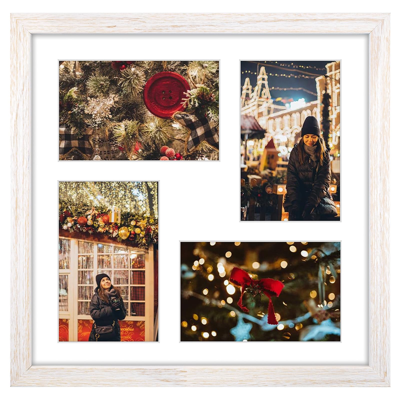 Amazon.co.jp: Golden State Art 12x12インチ アンティーク調ホワイト