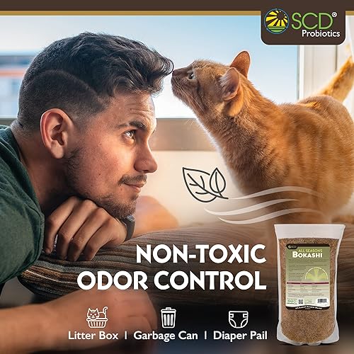 Vista 3 de Iniciador de compost Bokashi para todas las estaciones de 5.5 lb - Salvado Bokashi seco para contenedor de compost de cocina, composta alimentos