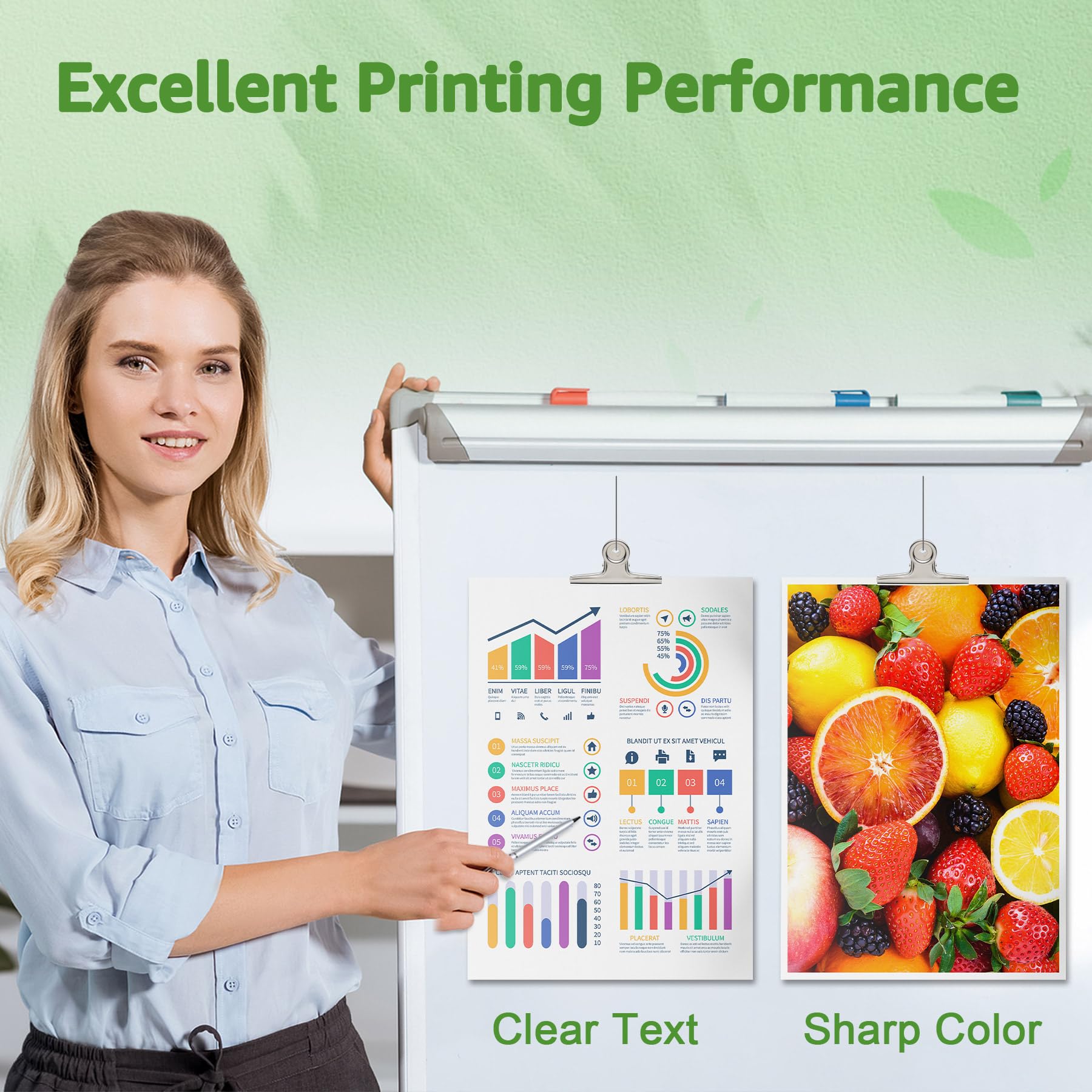 GREENSKY Compatibile Cartucce d'inchiostro Sostituzione per Cartucce Canon 545 546 XL per Canon Pixma MG2550 MG2550S TR4550 TS3150 TS3151 MX495 MG3050 MG3051 MG2950 iP2850 TS3350(1 Nero, 1 Tri-Colore)