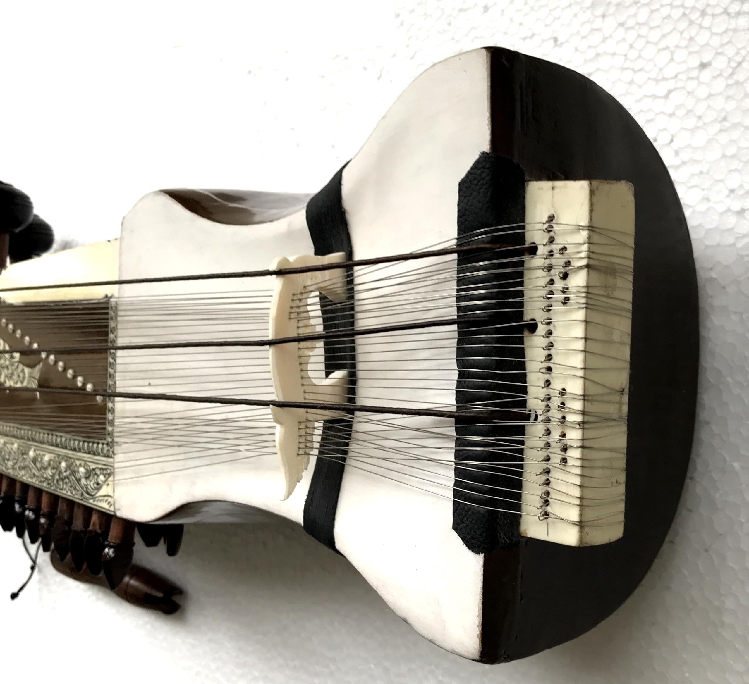 Handmade Kalawati Sarangi for Concert with bow rosin bag and strings - Image 6