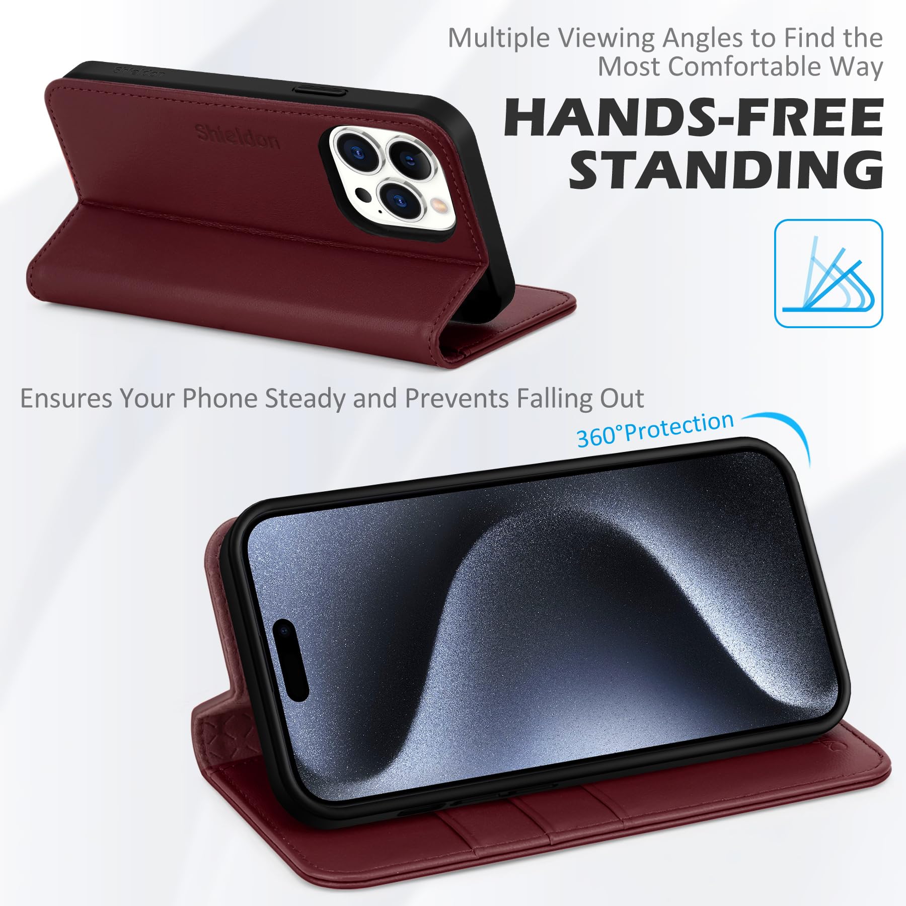 Iphone 12 Pro Max Case SHIELDON Case For IPhone 12/12 Pro, Genuine - Main Image