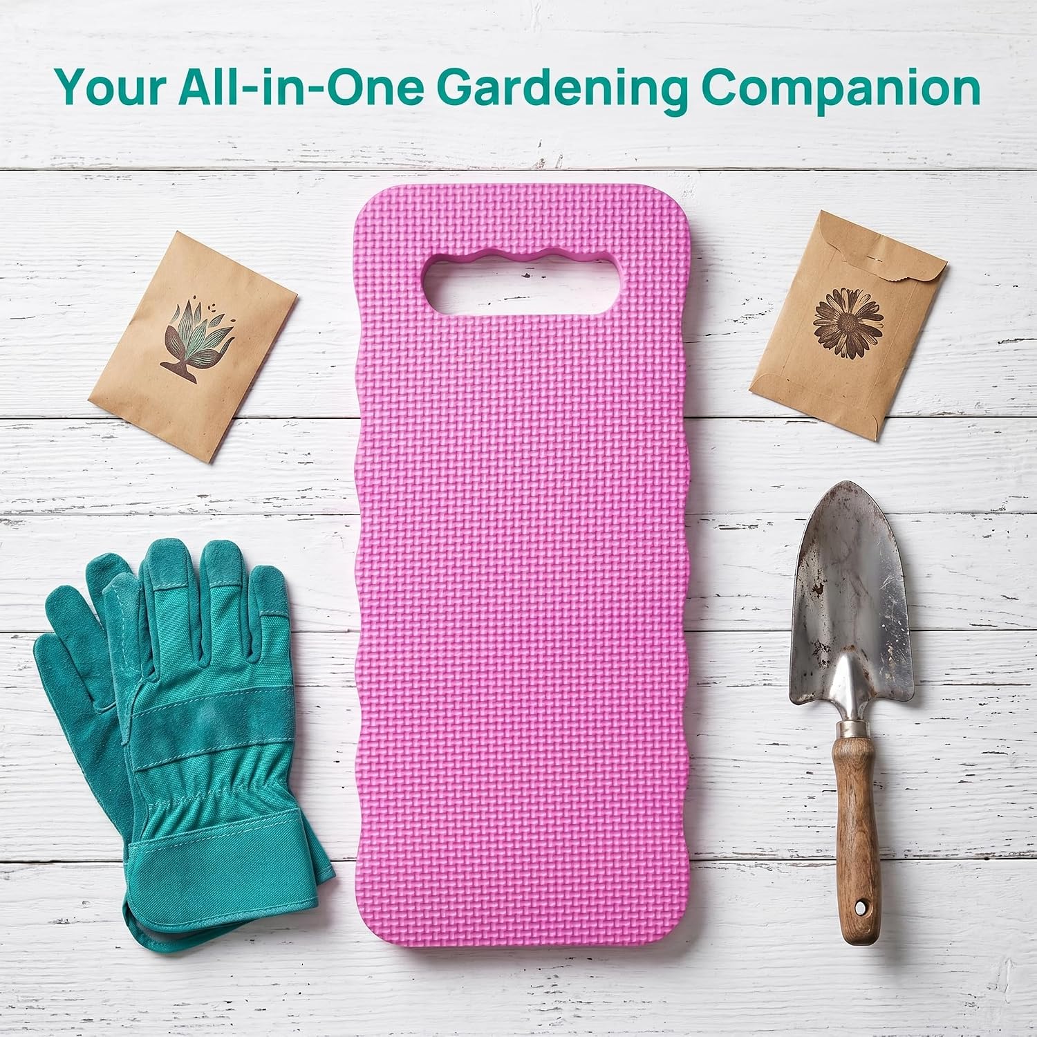 10 Pcs Garden Kneeling Mats, 15.8 x 6.7 x 0.67 Inch Foam Waterproof Knee Cushions