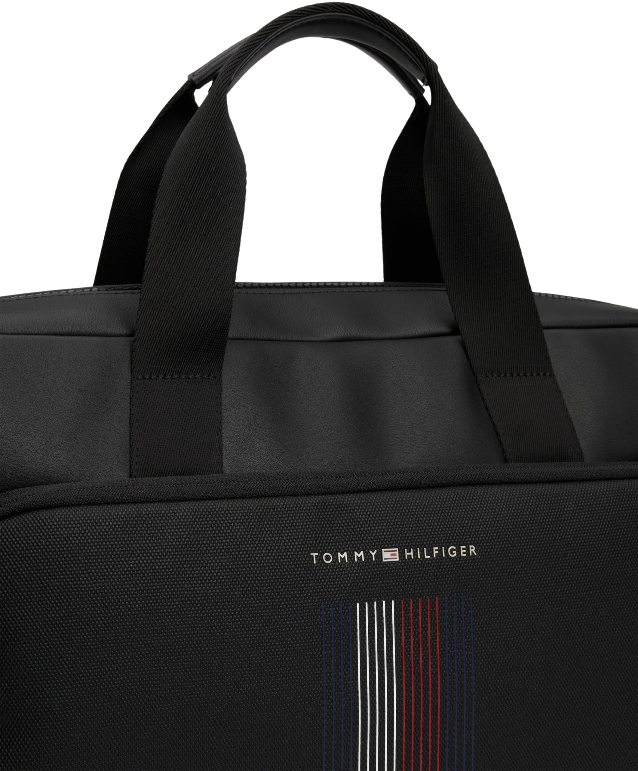 Tommy Hilfiger Men TH FOUNDATION COMPUTER BAG Black One Size