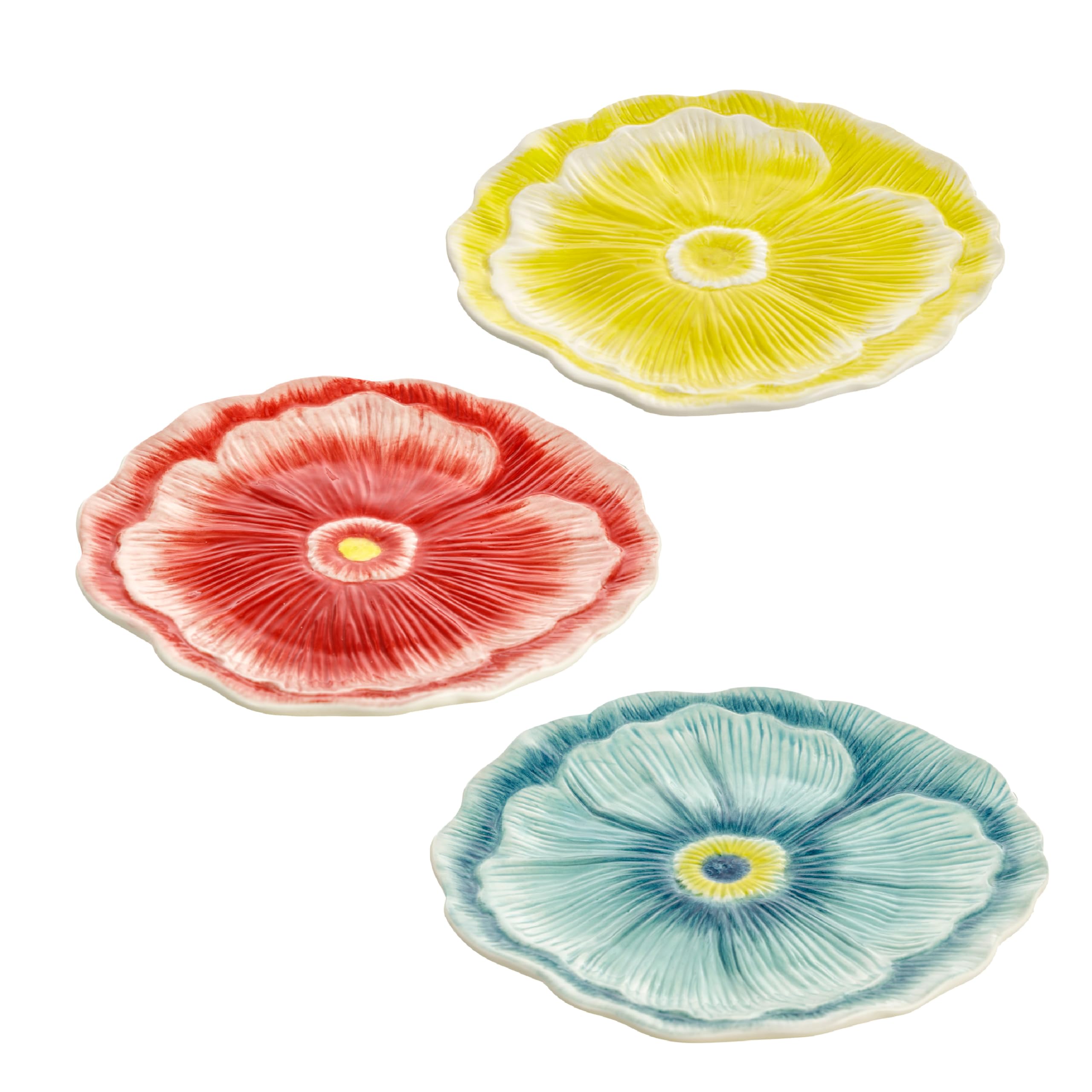  Baroni Home Saucieres da frutta di colore e progettate a forma di fiore, ideali per antipasti, frutta, dolci, diametro 