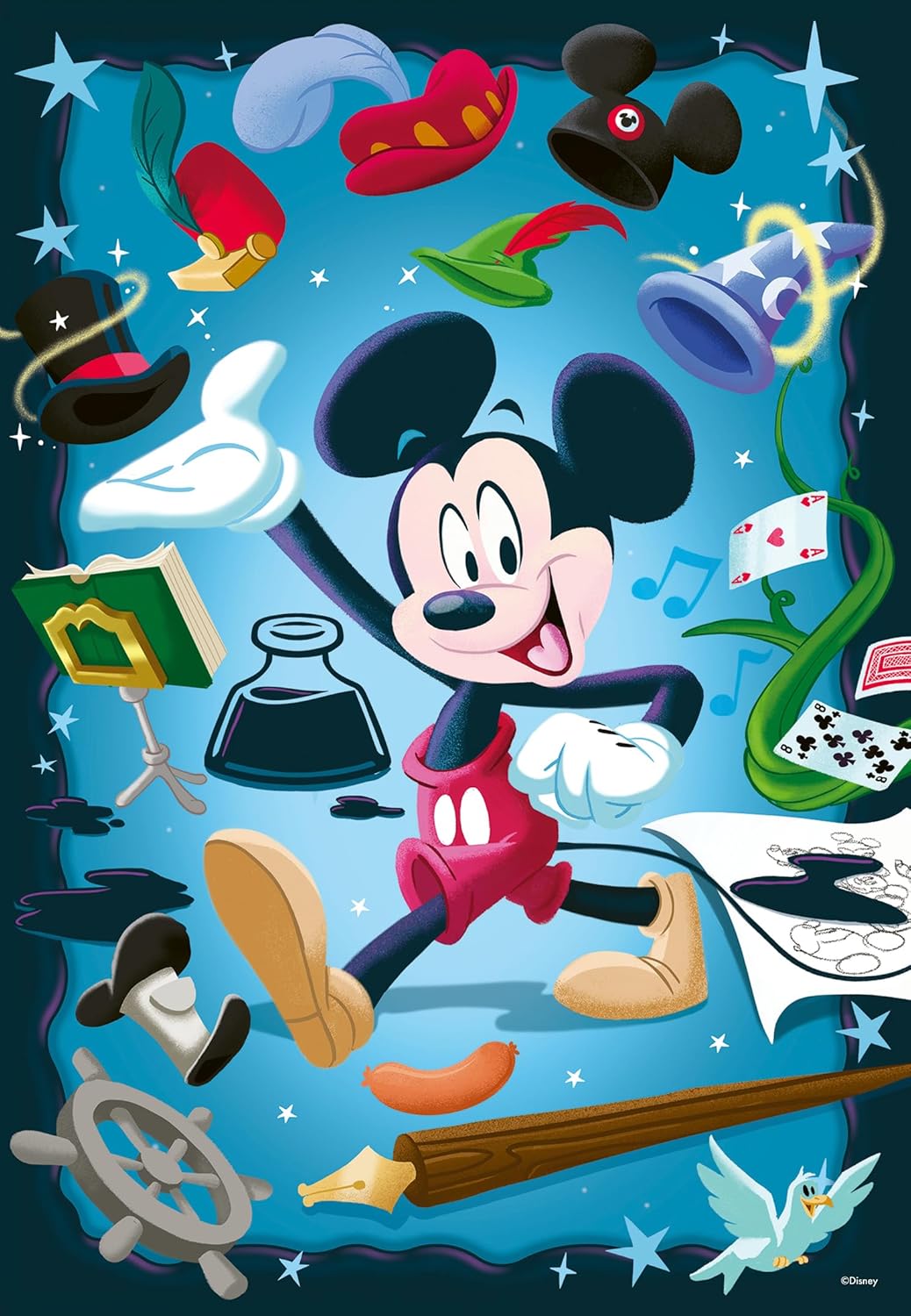 Ravensburger Disney Puzzle Moment - Mickey 300 Piece Jigsaw Puzzle | Playful Illustrations | Perfect Format for Beginners | FSC-Certified Materials