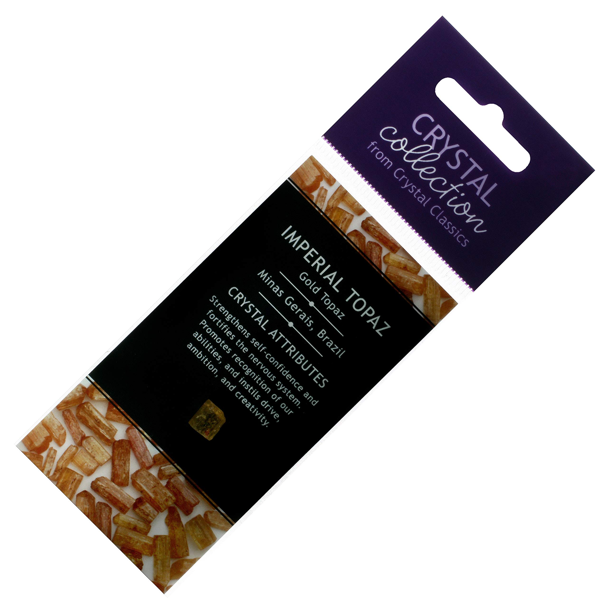 Cristallo Di Topazio Imperiale CrystalAge - Pietra Energetica Per Autostima E Creativit&agrave;