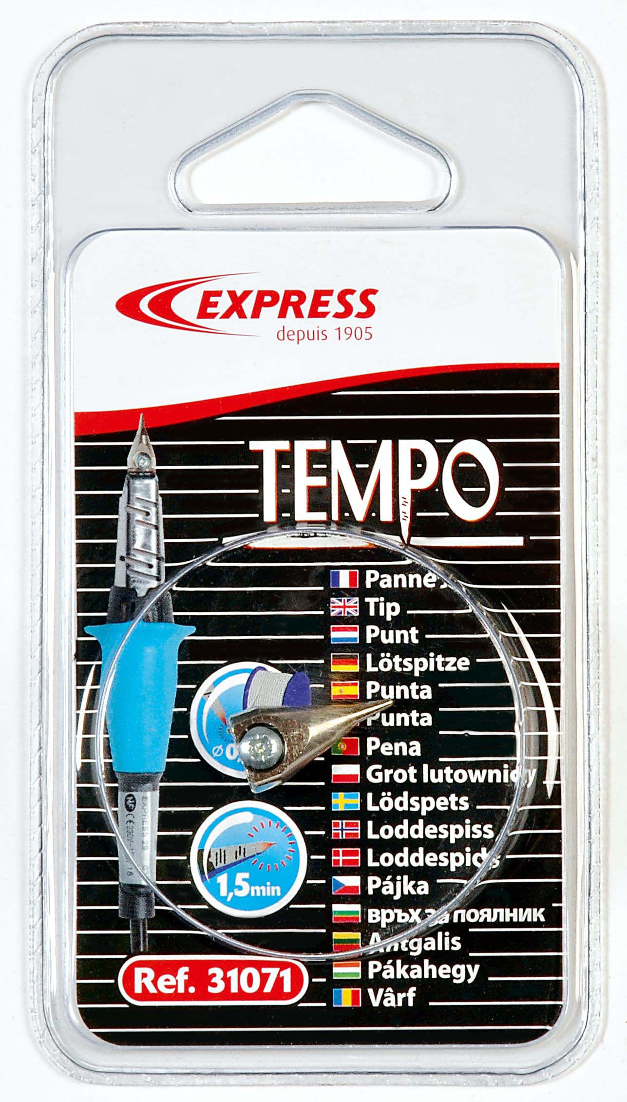 Punta Per Saldatore EXPRESS N°39 - Punta Turbo Long Life Per Torcia A Gas - Robusta, Duratura E Multidirezionale