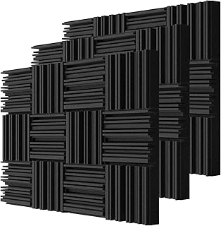 TroyStudio Thick Acoustic Foam Panels, 12 X 12 X 2 Inch...