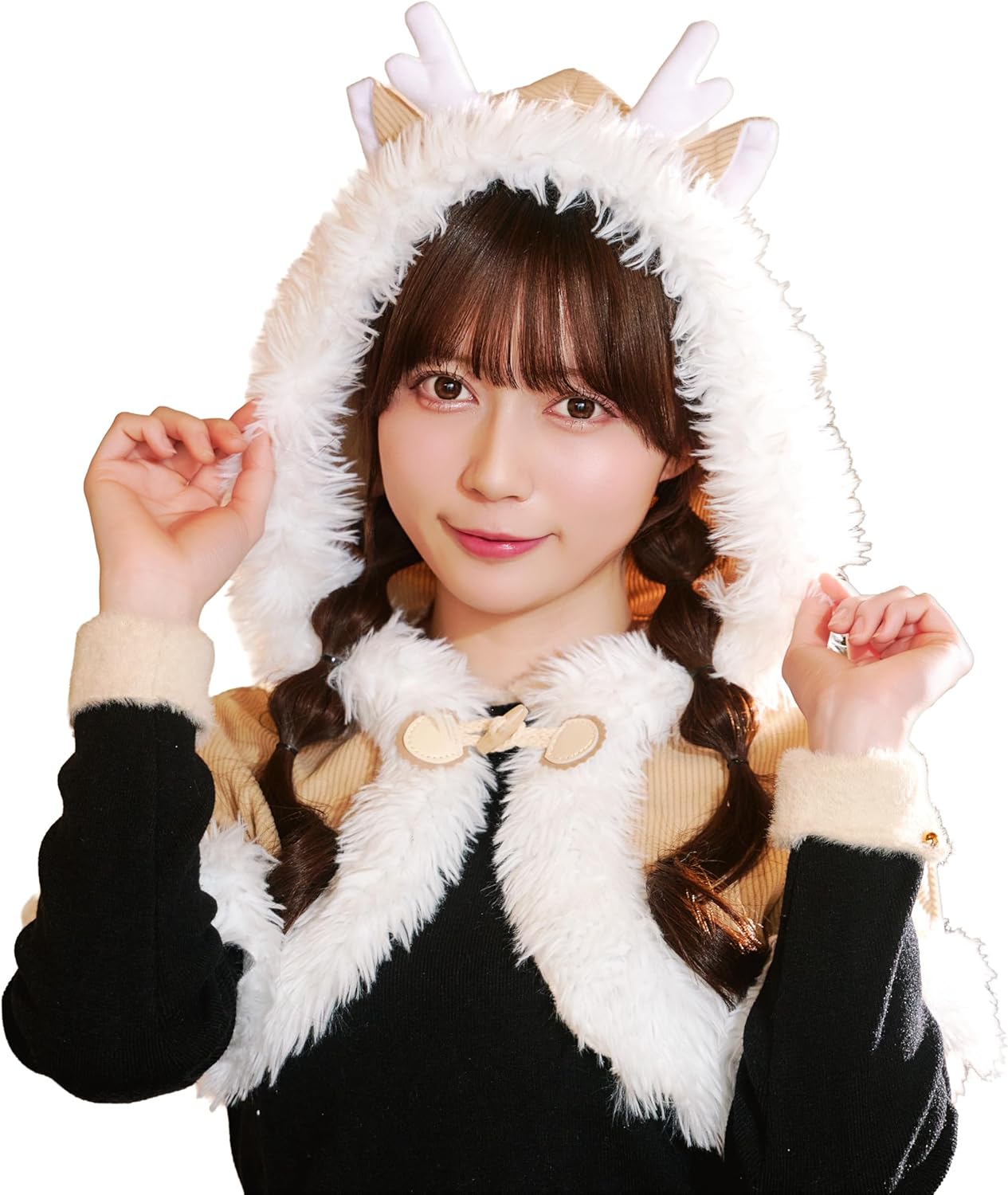 クリアストーン(Clearstone) コスプレ クリスマス コーデュロイトナカイケープ レディース ブラウン クリアストーン(Clearstone) コスプレ クリスマス コーデュロイトナカイケープ レディース ブラウン