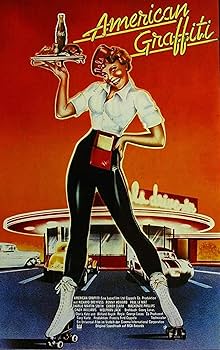 Amazon｜アメリカングラフィティ映画レトロポスタープリントアート