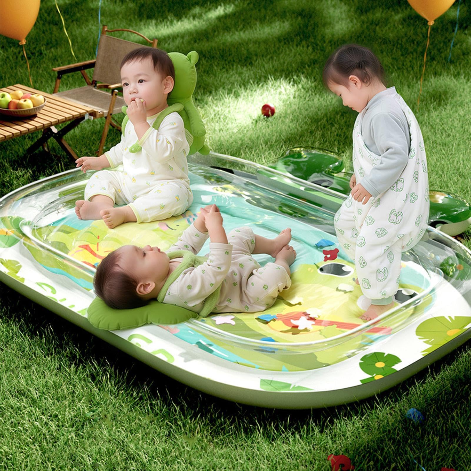 Alfombra De Juegos De Agua Infantil Bonito Juguete De Rana Impermeable