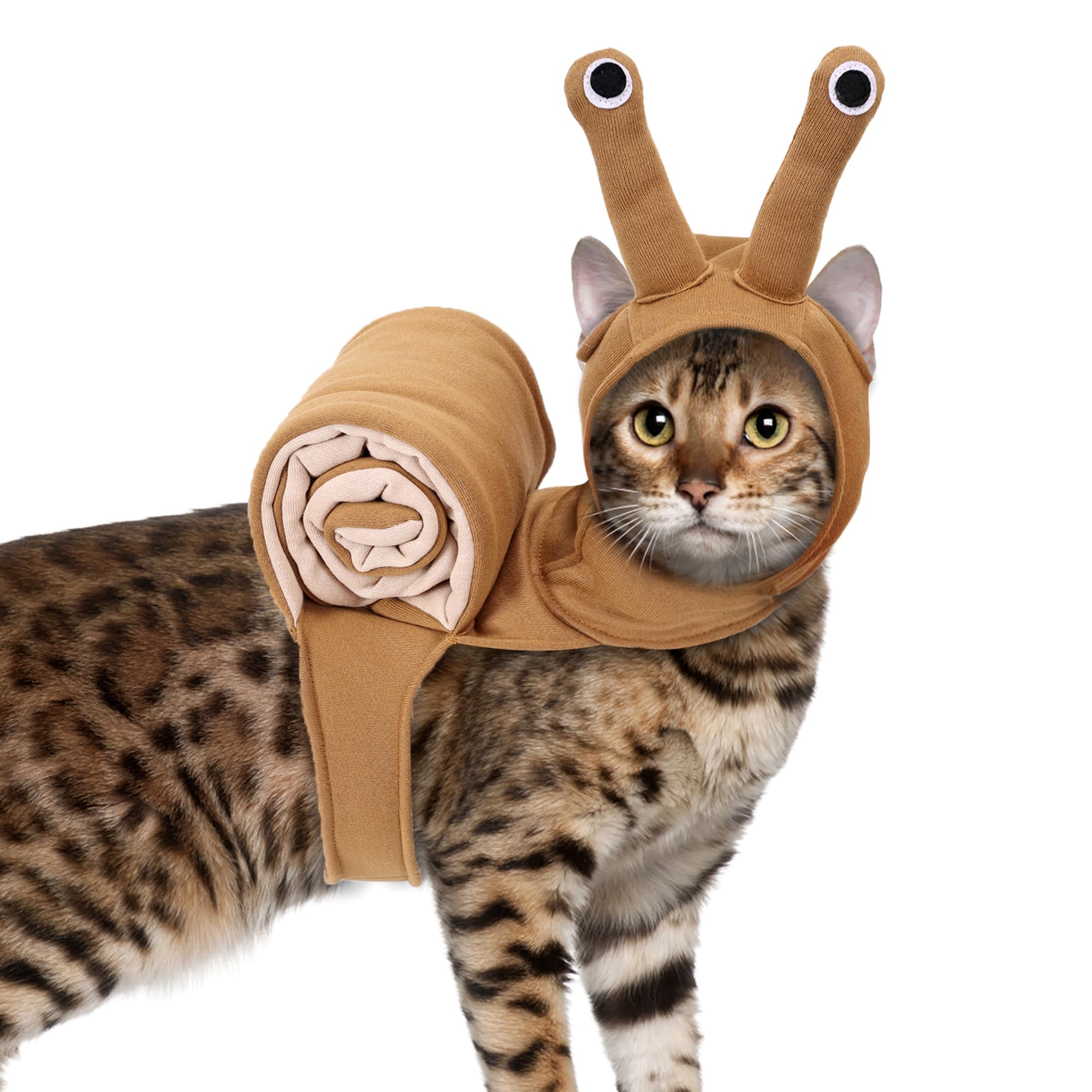 Duuclume Pet Costume, Cute Pet Cosplay Halloween Christmas Party Funny Costume, Adjustable Size Dog Clothes Puppy Snail-Shape Transformation Suit Funny Outfit Dress-up Party Accessories L โ image 1