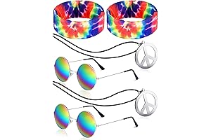 Frienda Hippie Costume Set: Groovy Accessories for Peace and Love