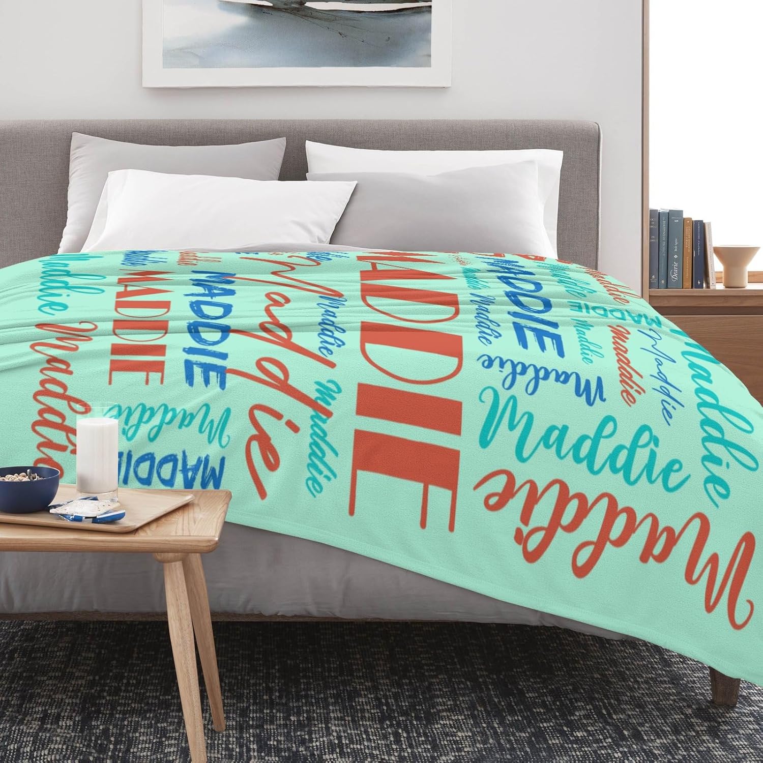 Personalized Blanket for Kids Adult Customized Name Blanket Flannel Custom Blanket with Name Personalized Name Blanket and Throw Name Blankets Personalized Kids Adult