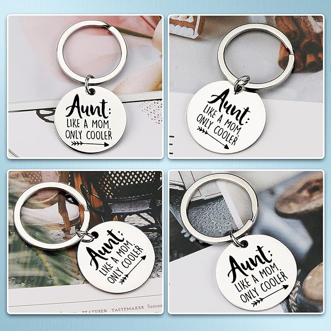 Auntie Gift Ideas Keychain - In My Auntie Era Key Chain, Aunt - Foto 3