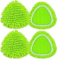 Vista 10 de Reemplazo del mango de trapeador giratorio de 4 secciones, (30 a 58 pulgadas), mango de acero inoxidable fácil de instalar, resistente a