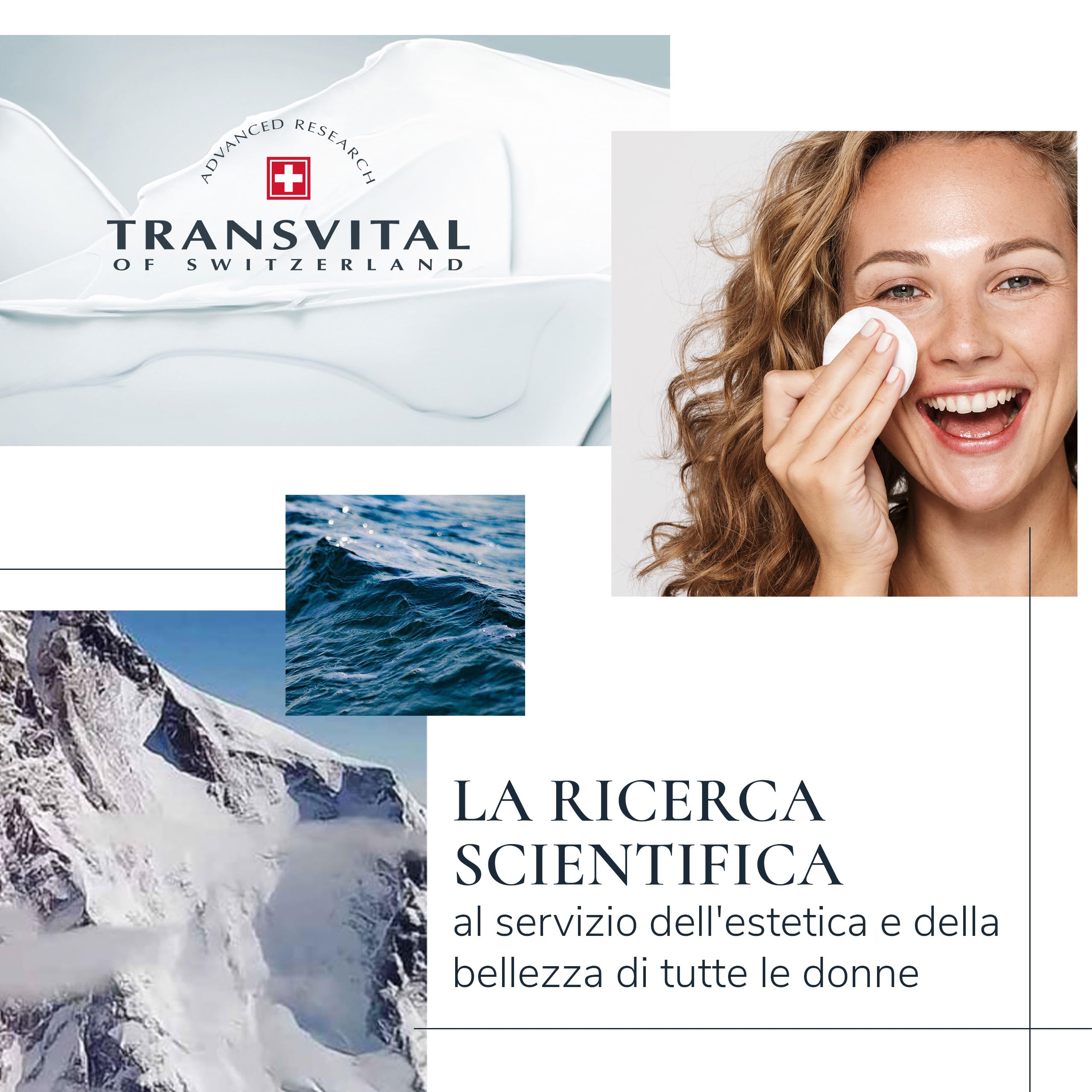 Transvital Hydro Intensive Mask 50 ml, Maschera viso idratante e riparatrice, Maschera viso con Aminoacidi e ingredienti altamente selezionati, Maschera idratante viso per tutti i tipi di pelle