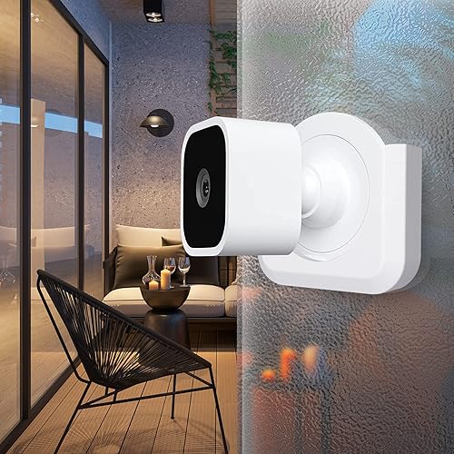 Miniatura 6 de Blink Mini - Soporte de pared adhesivo para cámara, fuerte adhesivo duradero, soporte de montaje de cámara para Blink Mini cámara interior, sin
