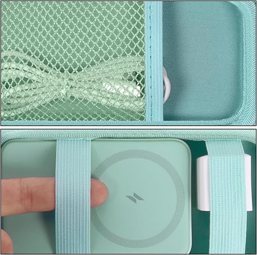 Miniatura 5 de casmilee Funda para batería magnética Anker de 10,000 mAh, cargador portátil inalámbrico plegable, 633622621321 5,000mAh Power Bank (MagGO),