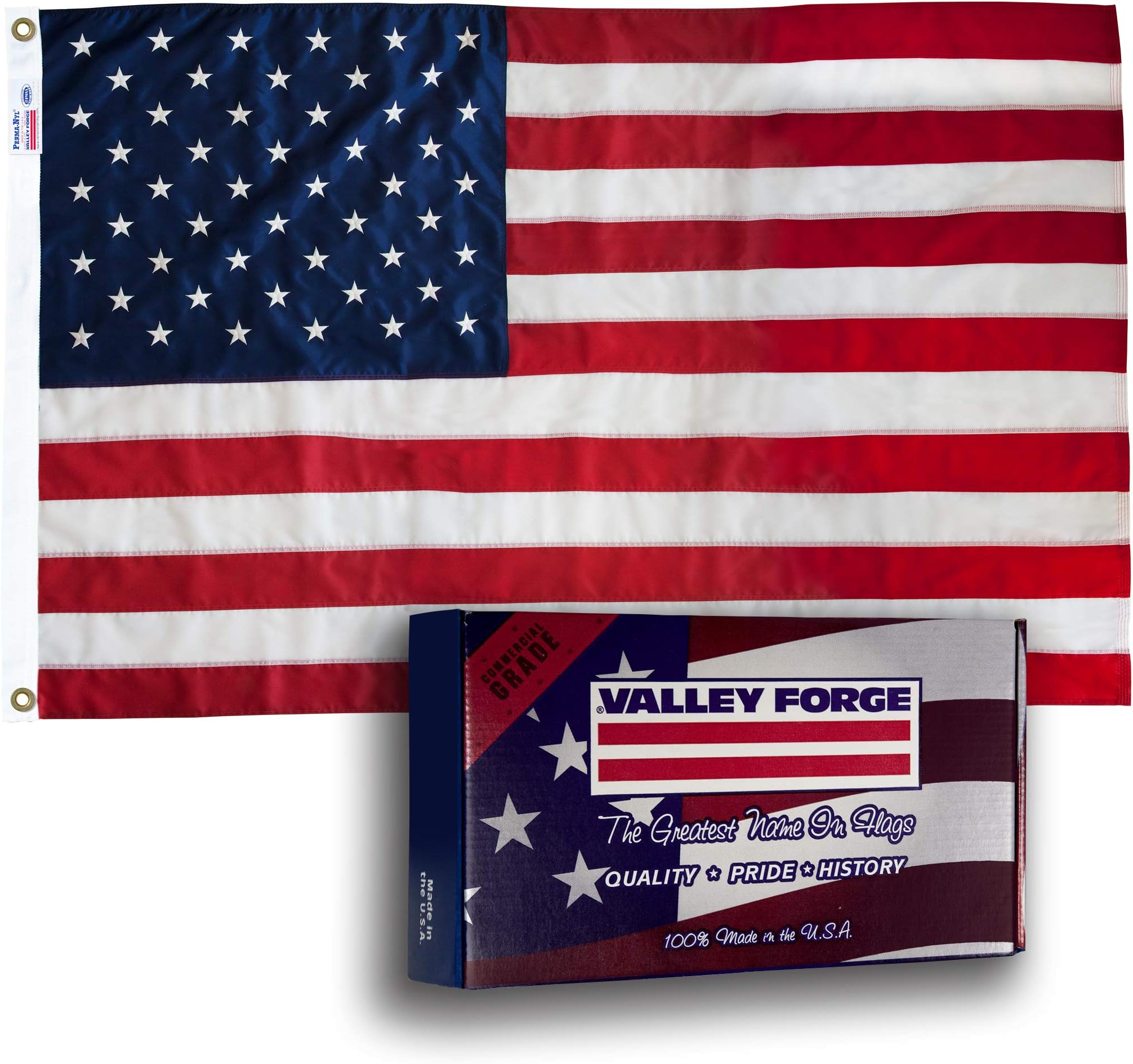 Valley Forge24211000 American Flag, 2.5'x4' Grommeted, 0