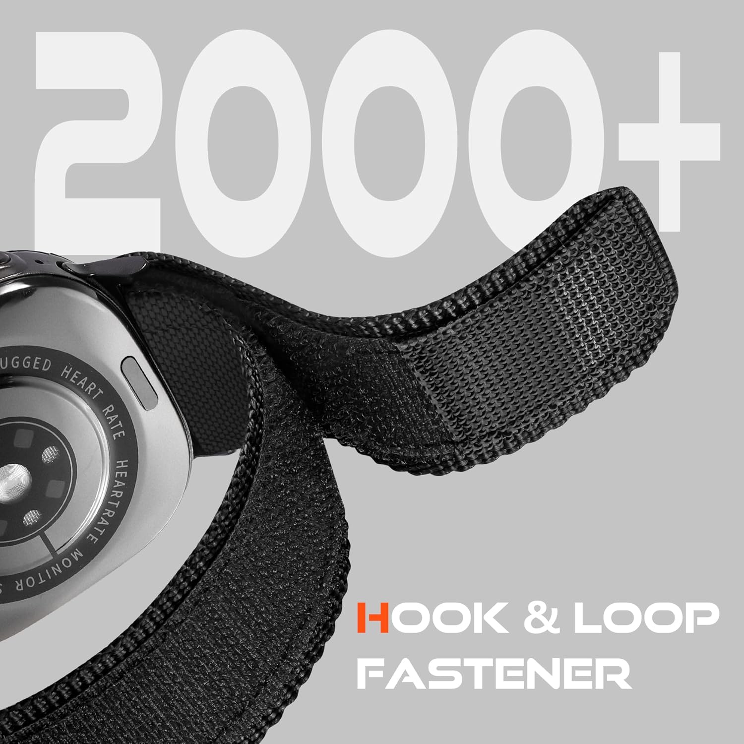 Bandletic R-Nylon Bands Compatible with Samsung Galaxy Watch Ultra Band 47mm for Men and Women, Soft Nylon Sport Band with Magnetic Fidlock V-Buckle Replacement Strap with Stainless Steel Metal Buckle