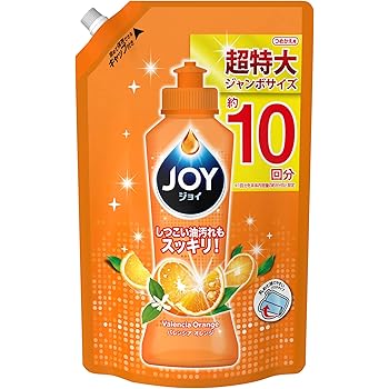 Amazon ジョイ コンパクト 食器用洗剤 オレンジピール成分入り 本体 190ml ジョイ 食器洗い機用洗剤