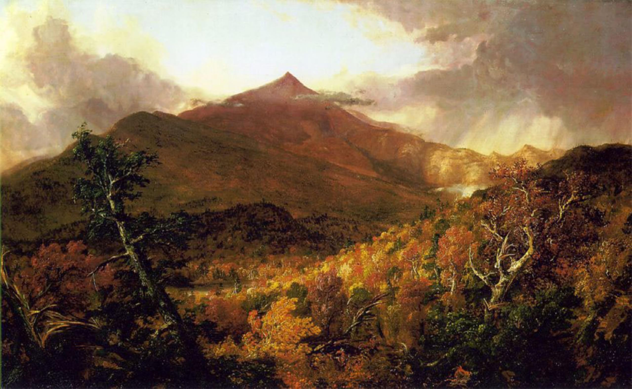 Impression Prints Toile Schroon Mountain Cole | Peinture murale salon premium