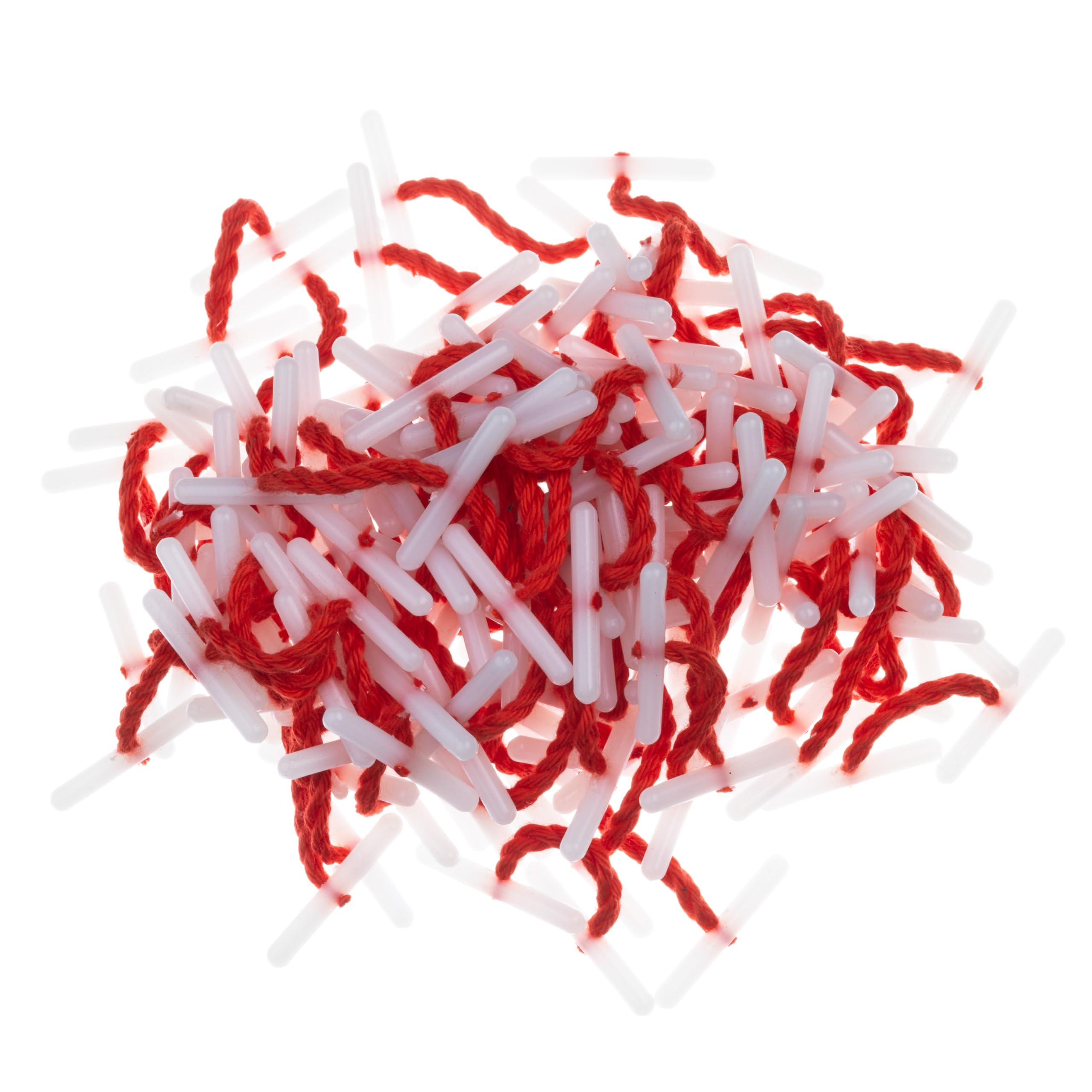 Seco Plastic Cross Bar Treasury Tags, 25mm Pack of 100 - Red - Image 2