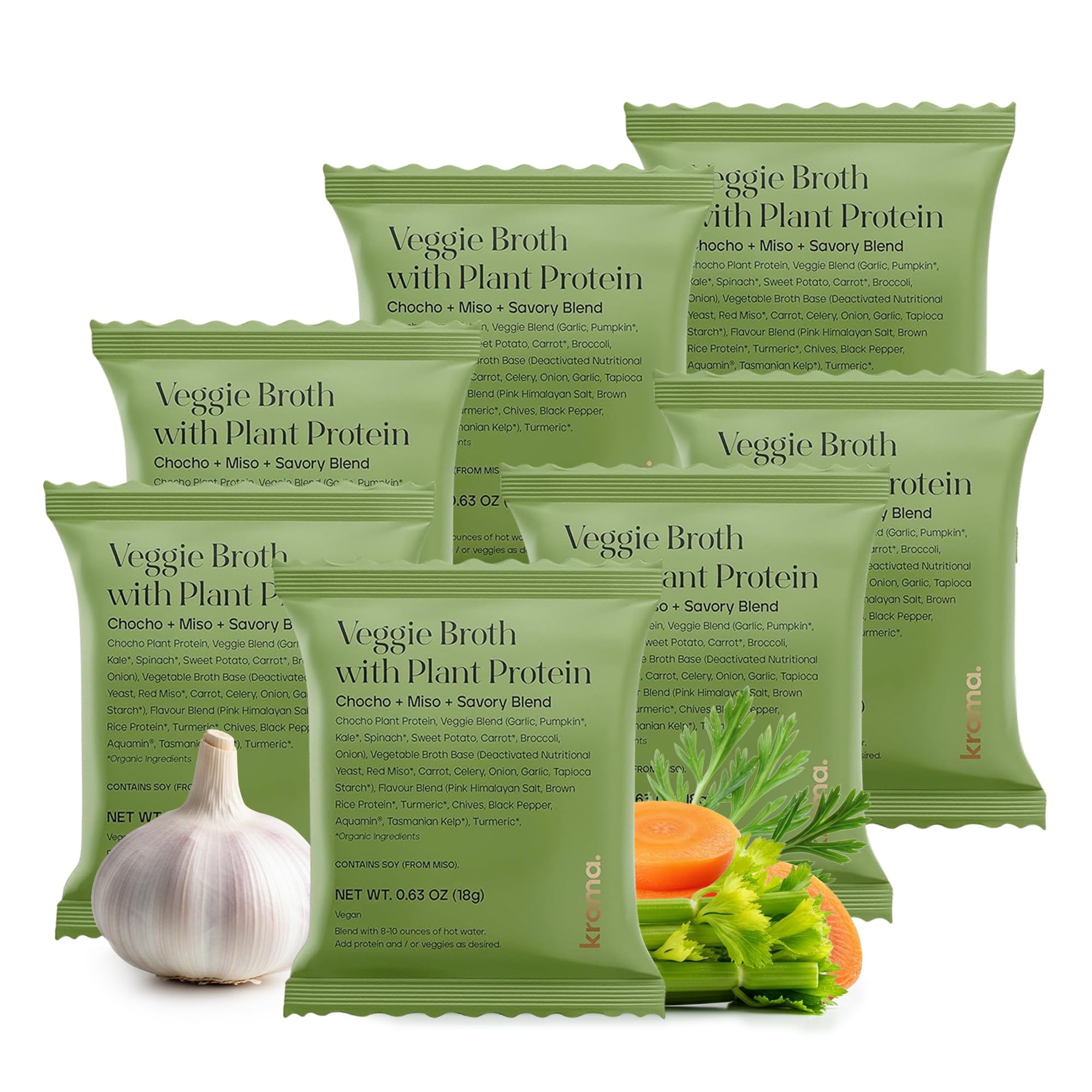 Kroma Broth Sampler – Chicken, Grass-Fed Beef & Vegetable | Gluten-Free, Dairy-Free, Collagen & Plant-Based Wellness Bundle