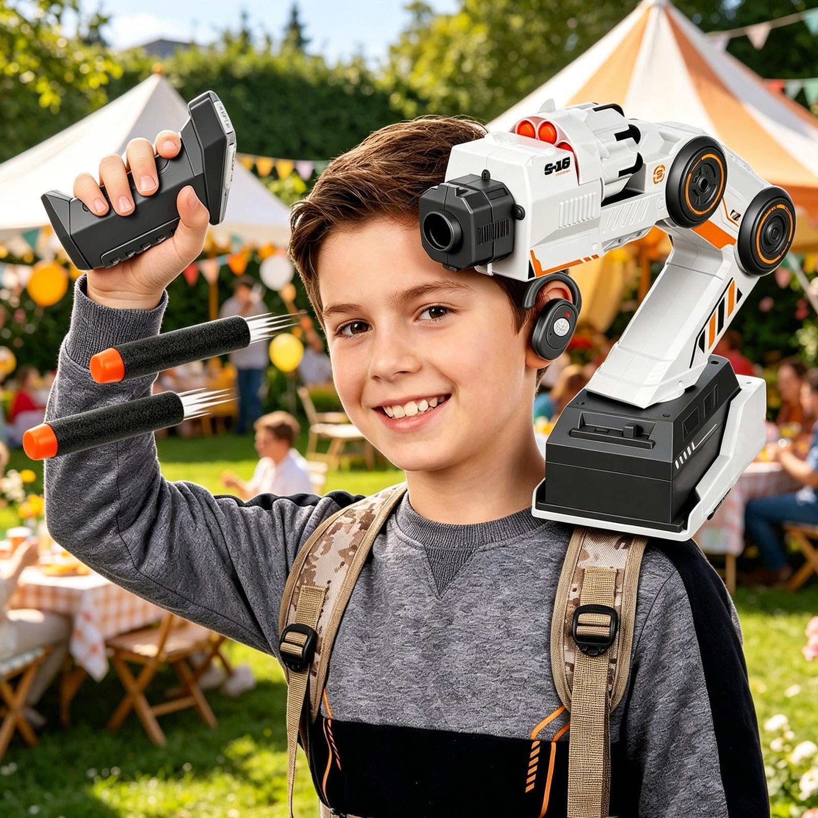 Zabawka Robot Na Ramieniu Zdalne Sterowanie Do Noszenia Z Regulowaną | Indukcyjne Ramiona Robota Do Domu Parku Ogrodu Spotkań Rodzinnych Dla Chłopców I Dziewczynek