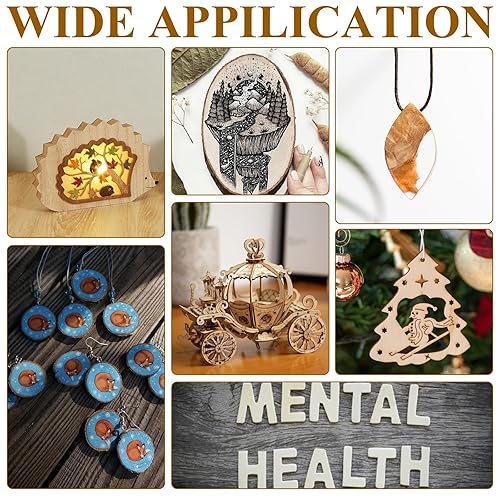 Miniatura 8 de 12 hojas de madera contrachapada de abedul báltico de 12 x 18 x 18 pulgadas, hoja de madera contrachapada sin terminar de 0.118 in para artes y