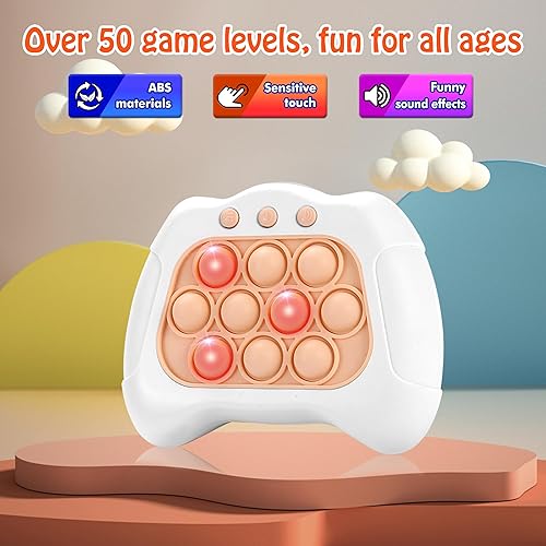 Miniatura 4 de Juego de burbujas de empuje rápido para niños y adultos juego de consola de empuje rápido para la ansiedad para reventar Juego de empuje rápido de