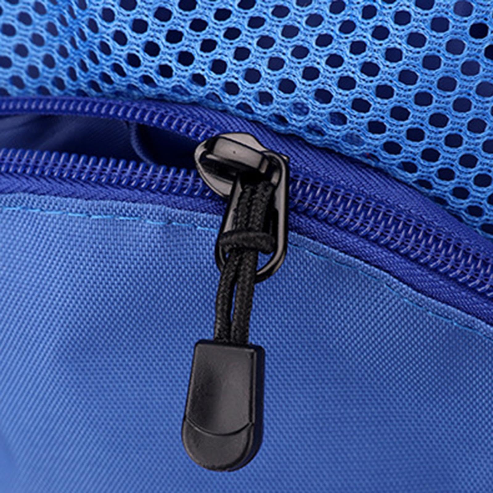 Zaino con Coulisse E Tasca a Rete, Borsa Sportiva in Nylon per Palestra, Borse per Racchette Da Badminton, Danza E Nuoto, Da Donna, Blu