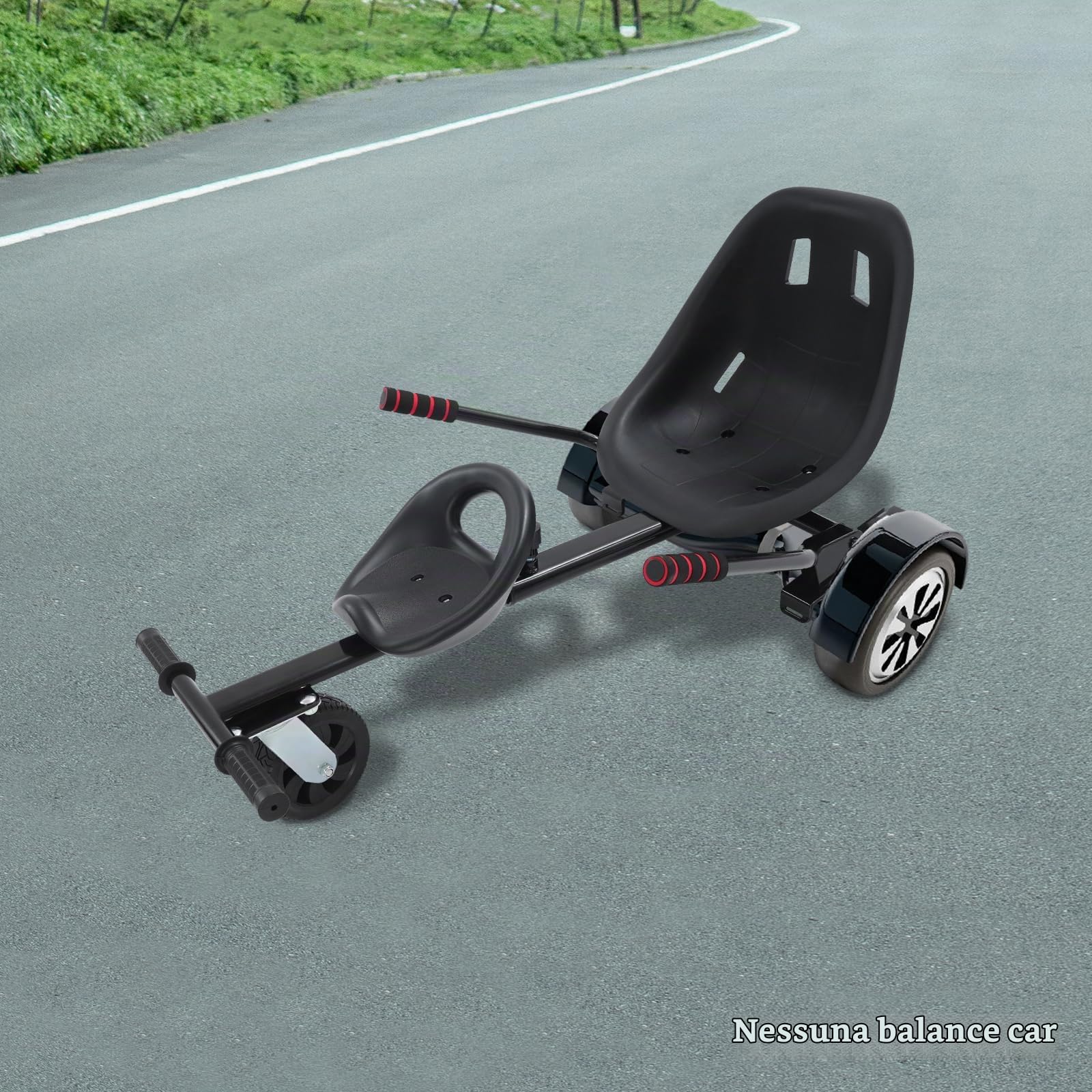 Seduta per hoverboard, per due persone, regolabile per 16,5-25,4 cm, accessorio universale per Gokart per bambini e adulti