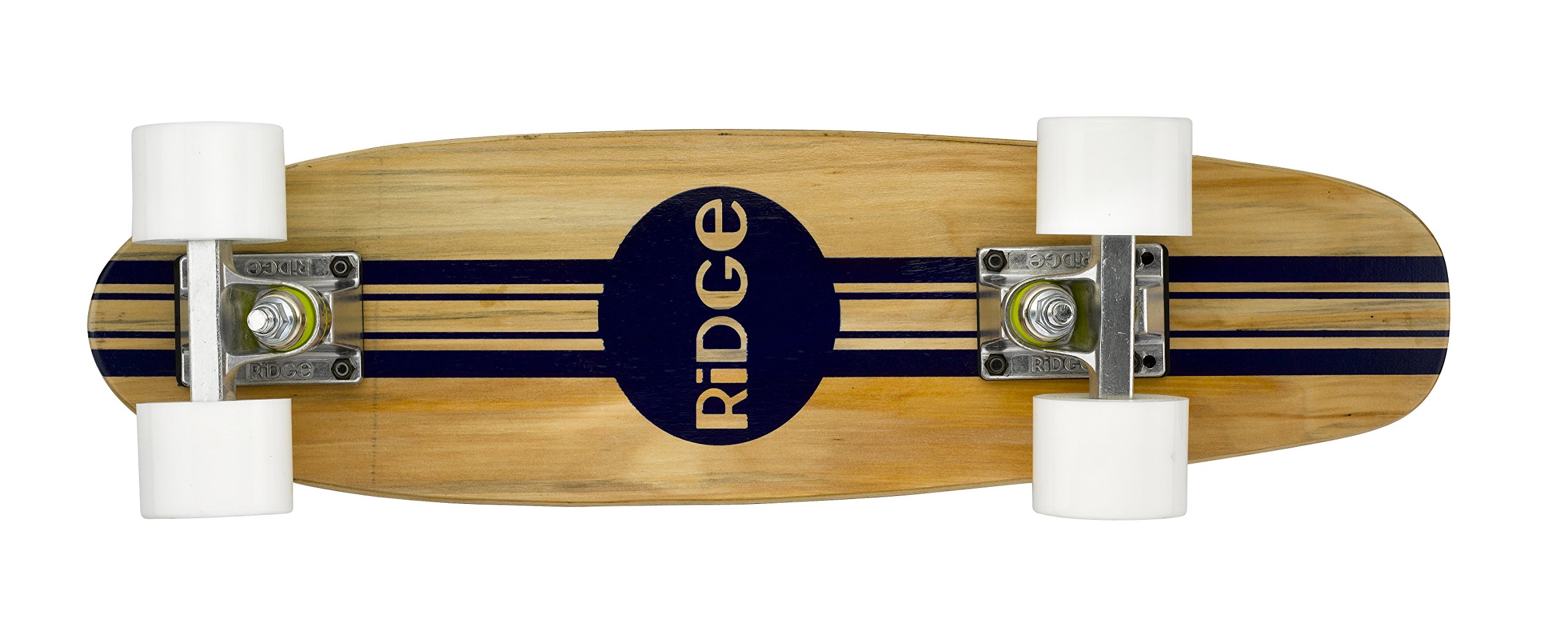 Complete 55cm Maple Wooden Retro 22” Mini Cruiser Board by Ridge Skateboards