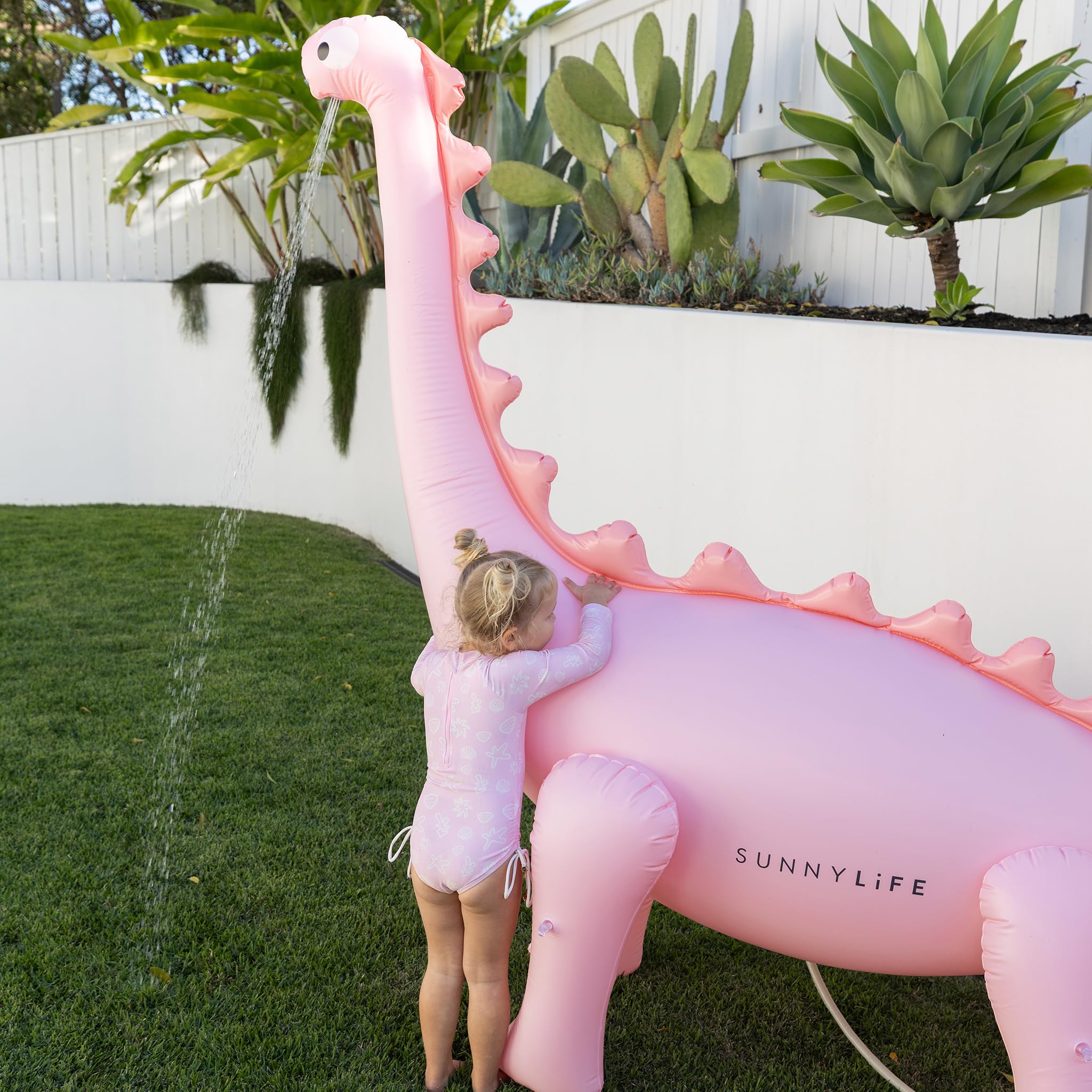 SUNNYLiFE Dino - Irrigatore gigante, colore: Rosa