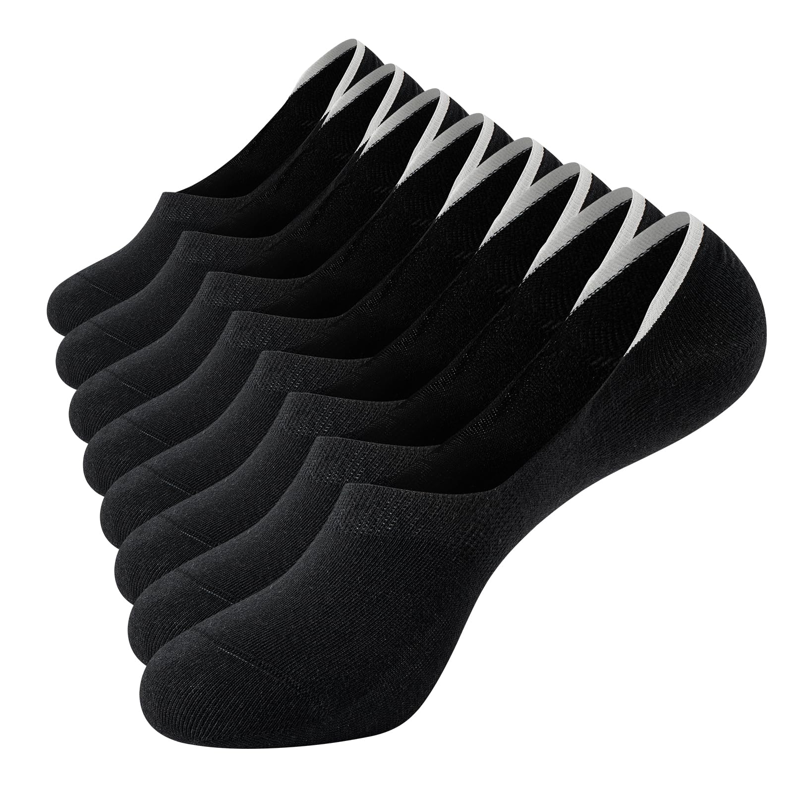 No Show Socks Women Low Non Slip Flat Boat Line Low Cut Invisible Cushioned Ankle Socks For Women