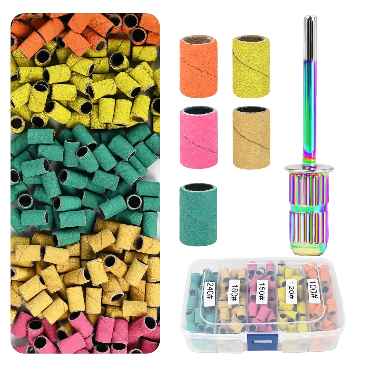 Sanding Bands for Nail Drill KOYOPEPI Nail Drill Sanding