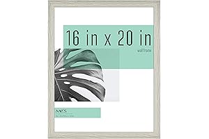 MCS Studio Gallery 16x20 Picture Frame: Elevate Your Memories with Gray Woodgrain Charm