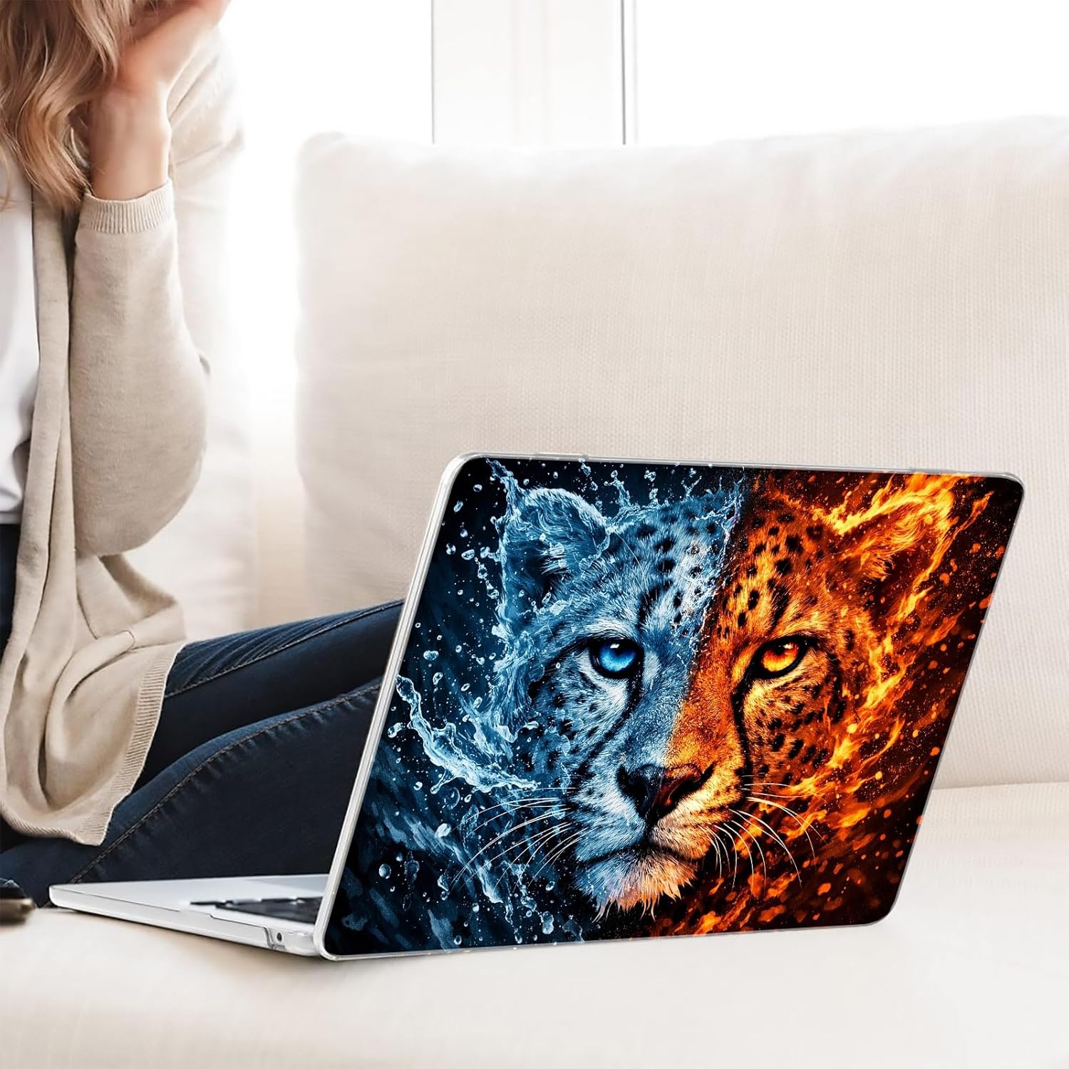 Compatible with MacBook Neo 13-inch, Hard Shell Case with Keyboard Cover and Screen Protector (A3404 A18 Pro chip, 2026 Release) - Cheetah MC23955