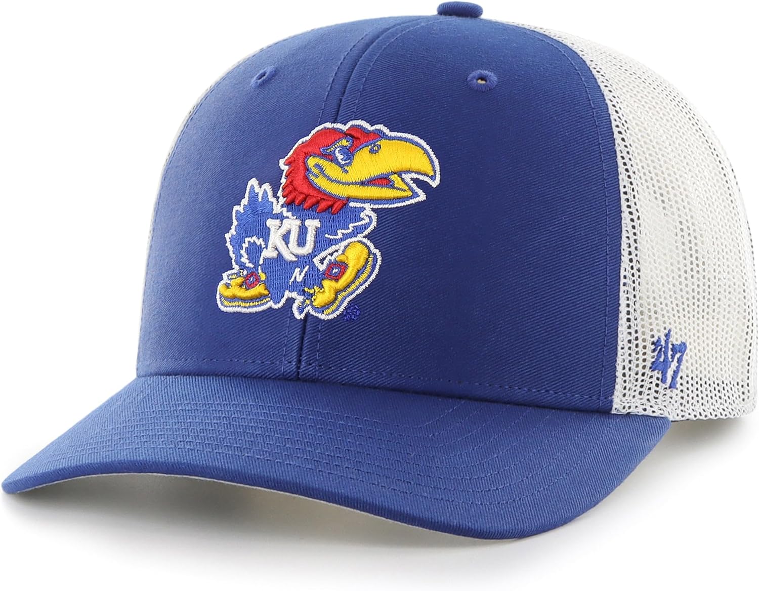 Gorra Trucker Ajustable de los Kansas Jayhawks - Azul Real