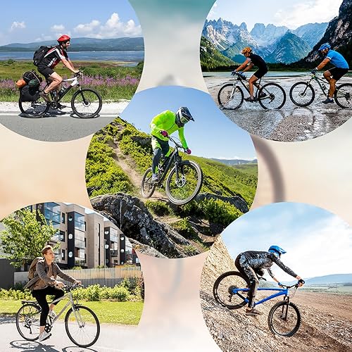 Miniatura 6 de BUCKLOS Frenos de disco hidráulicos MTB, bicicleta de montaña delantera izquierda 31.496 in derecha trasera 57.087 in freno hidráulico conjunto